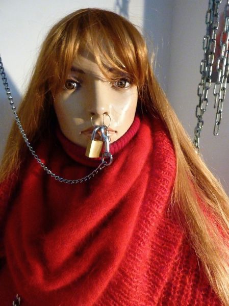 Ann the Sweater Girl Slave Doll
Her nose ring.
